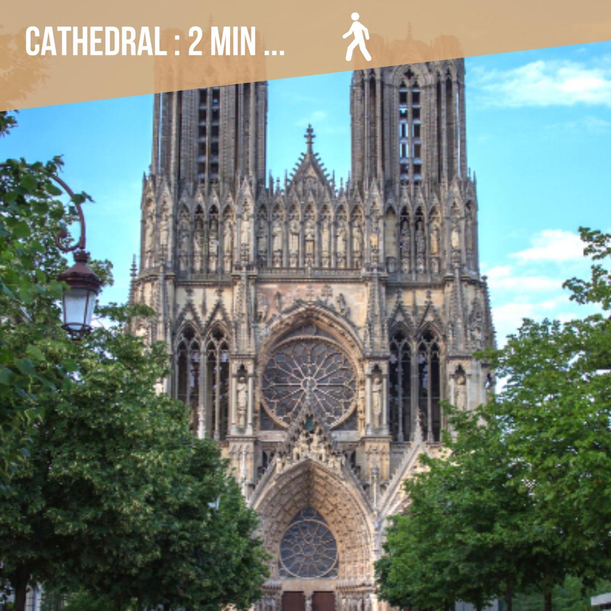 Апартаменты Le Royal - Cathedral - Center Реймс Экстерьер фото